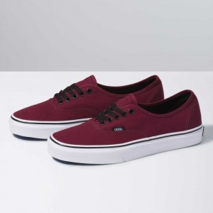 Vans Authentic Classic Damen Rot Schwarz | 17359WGZL