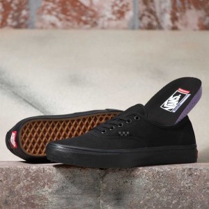 Vans Authentic Skateschuhe Damen Schwarz Schwarz | 53902IGNO