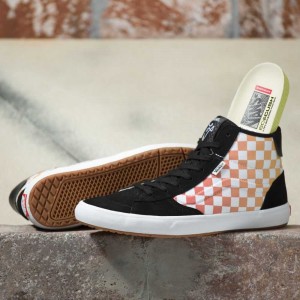 Vans Checkerboard The Lizzie Skateschuhe Herren Schwarz Mehrfarbig | 12936ACWG