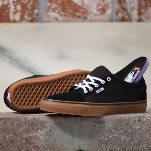 Vans Chukka Low Skateschuhe Herren Schwarz Schwarz | 19246BEAT