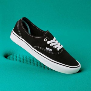 Vans ComfyCush Authentic Classic Damen Schwarz Weiß | 91872FHQS