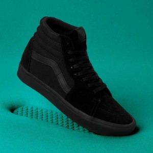 Vans ComfyCush Sk8-Hi Classic Damen Schwarz Schwarz | 17852MUVO