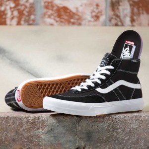 Vans Crockett High Classic Damen Schwarz Weiß | 70361MUDA