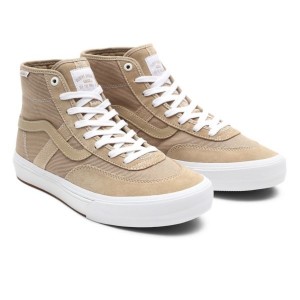 Vans Crockett High Pro Skateschuhe Herren Weiß | 96345HMSL