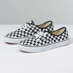 Vans Customs Checkerboard Authentic Weite Classic Damen | 26734UNCZ