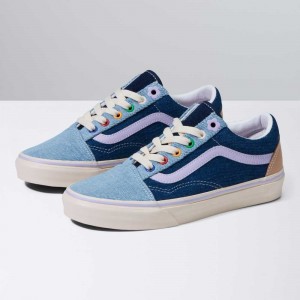 Vans EM on Holiday Old Skool Classic Damen Mehrfarbig Weiß | 08159JCBF