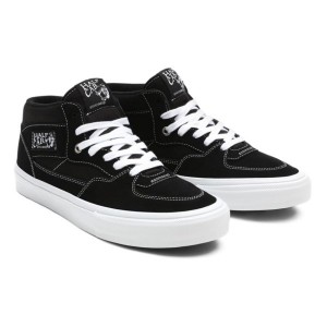 Vans Half Cab Skateschuhe Herren Schwarz Weiß | 02361HKZO