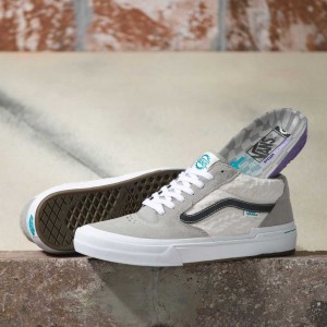 Vans Kevin Peraza BMX Stylen 114 Skateschuhe Damen Grau Weiß | 84165PDIO