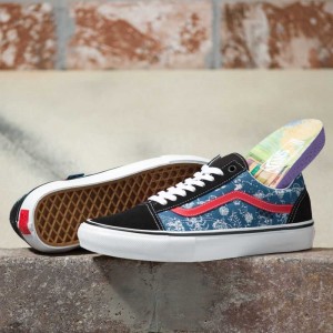 Vans Mike Gigliotti Old Skool VCU Skateschuhe Damen Schwarz Blau | 73942NYOW