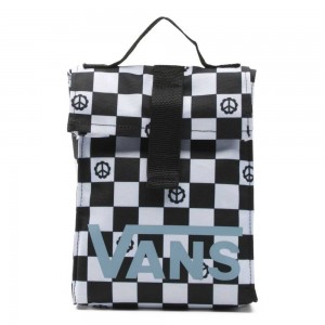 Vans OTW Lunch Sack Rucksäcke Damen Schwarz Blau | 67495ZEFL