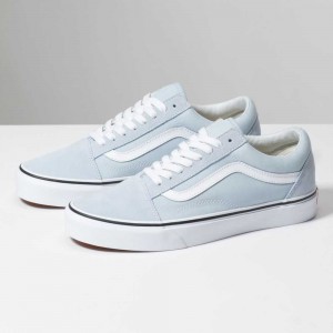 Vans Old Skool Classic Damen Blau Weiß | 05429DWLR