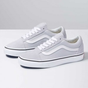 Vans Old Skool Classic Damen Grau Weiß | 60298XEVB