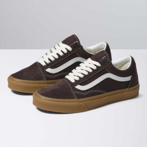 Vans Old Skool Classic Damen Schokolade | 91584CHES