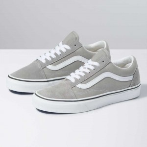 Vans Old Skool Classic Damen Tiefesgrau Weiß | 78216MTBV