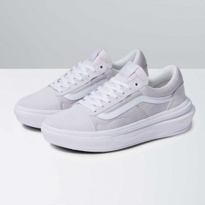 Vans Old Skool Overt CC Classic Damen Hellgrau Weiß | 81692NGOS