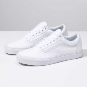 Vans Old Skool Weite Classic Damen Weiß | 38149GLPJ