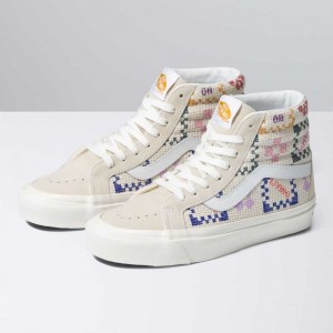 Vans SK8-Hi 38 DX Classic Damen Weiß | 25184TEJA