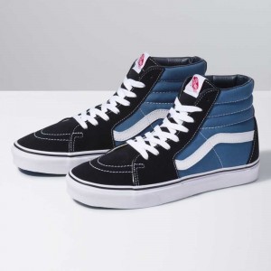 Vans Sk8-Hi Classic Damen Navy | 06947VLAZ