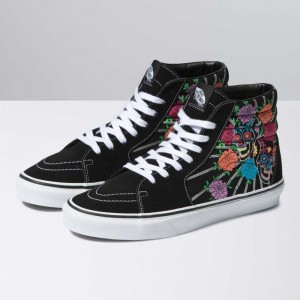 Vans Sk8-Hi Classic Damen Schwarz Weiß | 75402KJCH