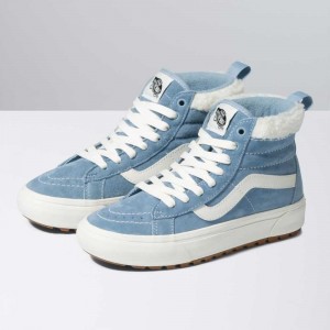 Vans Sk8-Hi MTE-1 Classic Damen Blau | 83162LNAJ