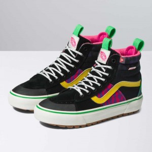 Vans Sk8-Hi MTE-2 Classic Damen Schwarz Mehrfarbig | 02675MKWQ