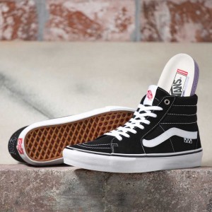 Vans Sk8-Hi Skateschuhe Herren Schwarz Weiß | 35291QFOP