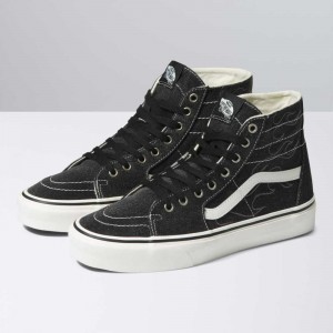 Vans Sk8-Hi Tapered Classic Damen Blau Schwarz Weiß | 24598WUIB