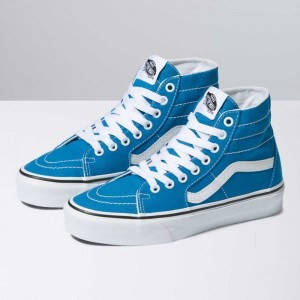 Vans Sk8-Hi Tapered Classic Damen Blau | 95764QABH