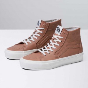 Vans Sk8-Hi Tapered Classic Damen Braun | 53264HEQK