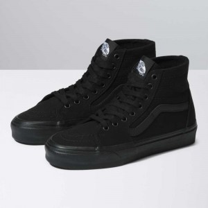 Vans Sk8-Hi Tapered Classic Damen Schwarz Schwarz | 85793YHLR