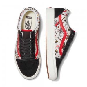 Vans Stranger Things Customs Hellfire Club Old Skool Classic Damen | 70942YPFR