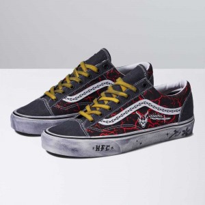 Vans Stranger Things Stylen 36 Classic Damen Schwarz Rot | 76102TZIL