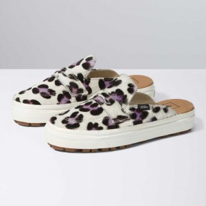 Vans Stylen 53 Mule DX Classic Damen Weiß Leopard | 65234NOQZ