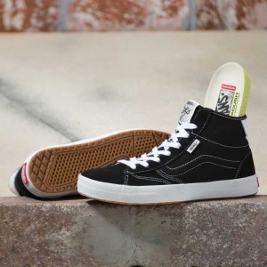 Vans The Lizzie Skateschuhe Damen Schwarz Weiß | 86410LPWQ