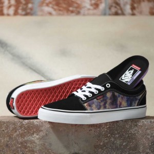 Vans Tie-Dye Terry Chukka Low Skateschuhe Damen Schwarz Mehrfarbig | 18570CXIV