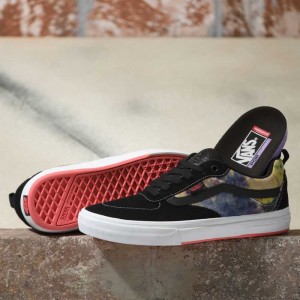 Vans Tie-Dye Terry Kyle Walker Skateschuhe Damen Schwarz Mehrfarbig | 58197XVJG