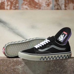 Vans Translucent Rubber Old Skool Skateschuhe Damen Schwarz | 85176EVFC