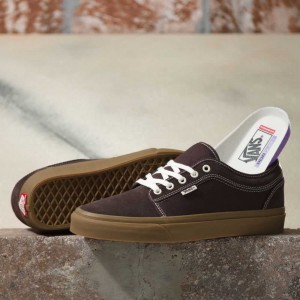 Vans Wildleder Gum Chukka Low Skateschuhe Damen Schokolade | 41823AOZP