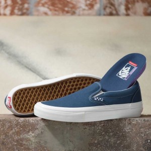 Vans Wrapped Slip-On Skateschuhe Damen Dunkelblau | 47681APCJ