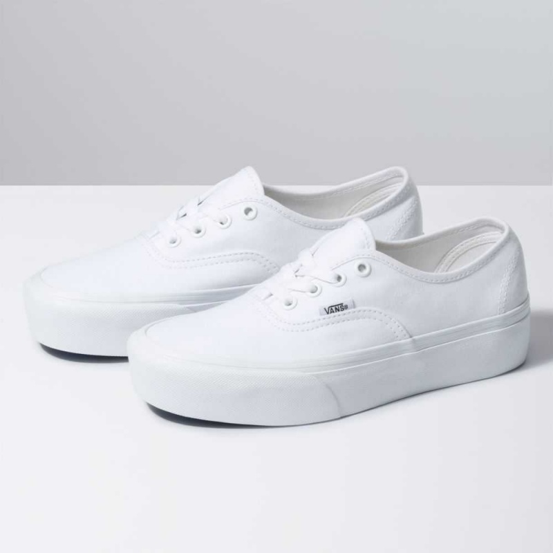 Vans Authentic Plattform 2.0 Classic Damen Weiß | 93201GDIR