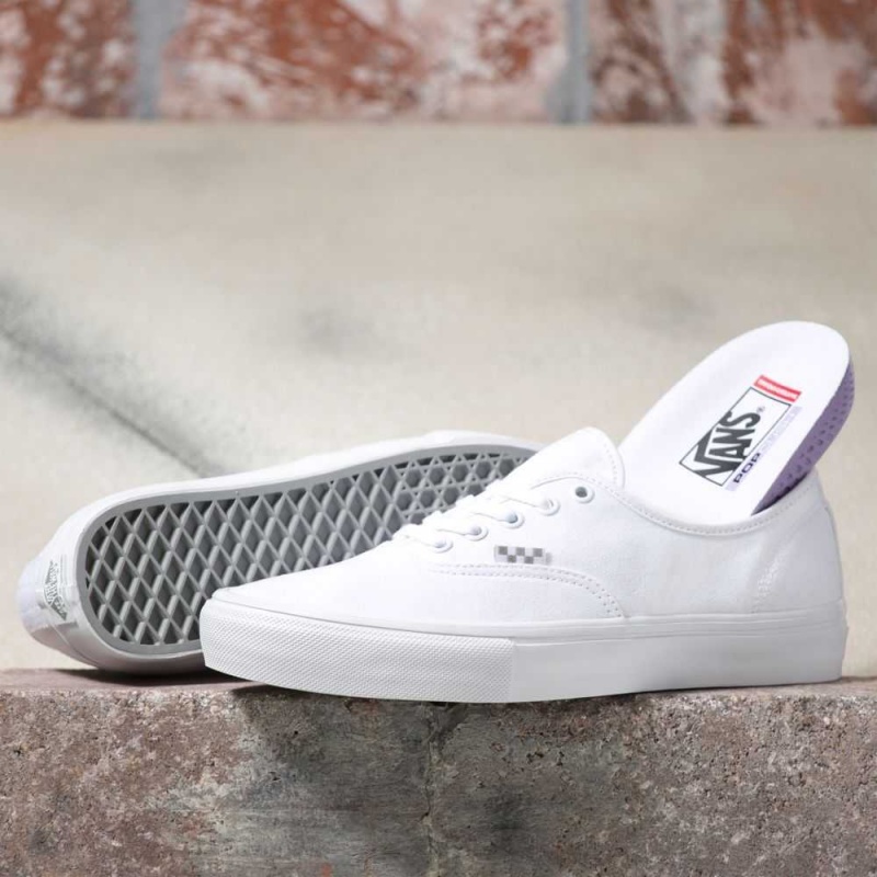 Vans Authentic Skateschuhe Damen Weiß | 70126QGDT