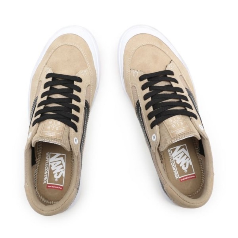 Vans Berle Pro Skateschuhe Damen Khaki Schwarz | 24165HXOR