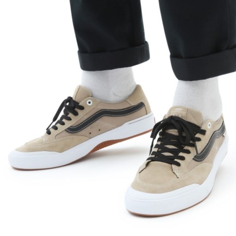 Vans Berle Pro Skateschuhe Damen Khaki Schwarz | 24165HXOR