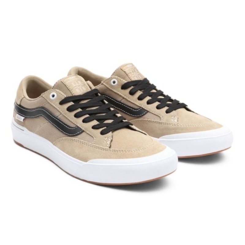 Vans Berle Pro Skateschuhe Damen Khaki Schwarz | 24165HXOR