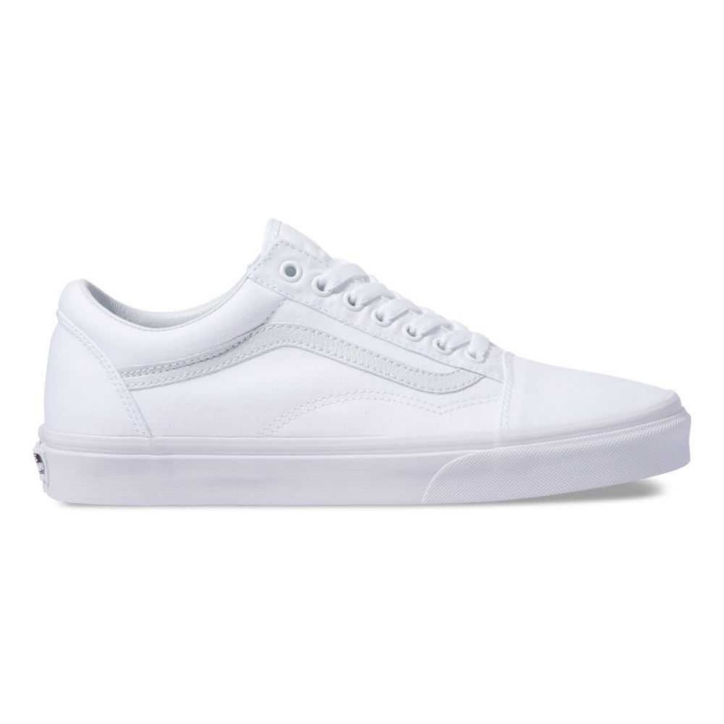 Vans Canvas Old Skool Classic Damen Weiß | 15382QSPZ