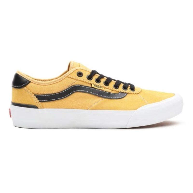 Vans Chima Pro 2 Skateschuhe Damen Gold Schwarz | 06385WPAJ