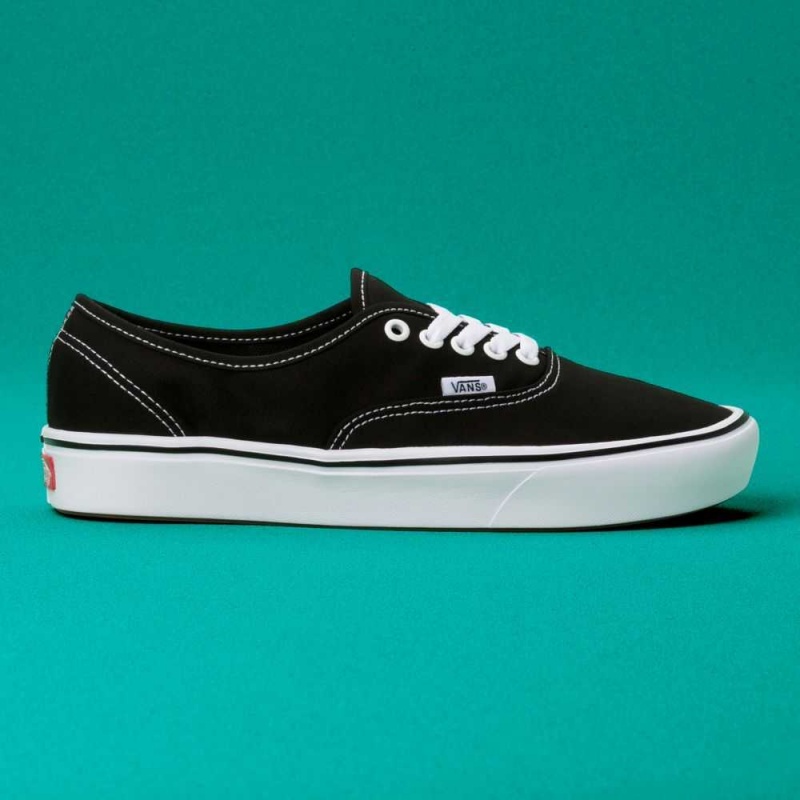 Vans ComfyCush Authentic Classic Damen Schwarz Weiß | 91872FHQS