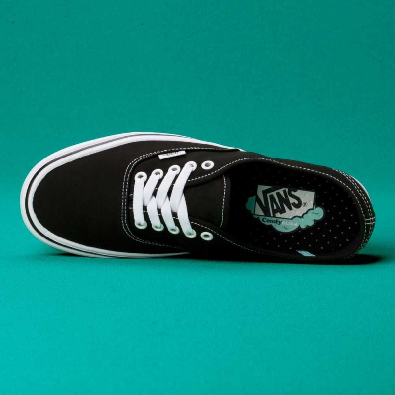 Vans ComfyCush Authentic Classic Damen Schwarz Weiß | 91872FHQS