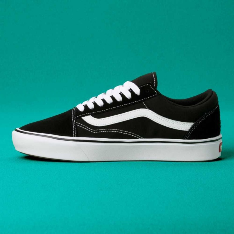 Vans ComfyCush Old Skool Classic Damen Schwarz Weiß | 71532HPKE