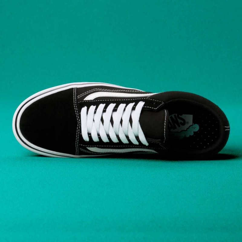 Vans ComfyCush Old Skool Classic Damen Schwarz Weiß | 71532HPKE